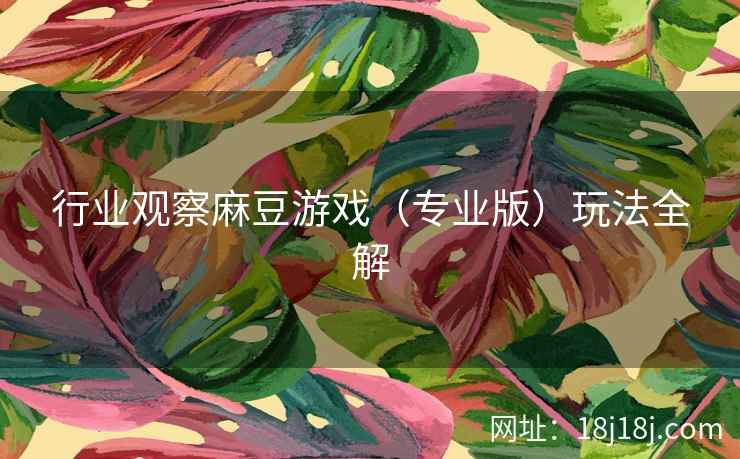 行业观察麻豆游戏(专业版)玩法全解 行业观察麻豆游戏(专业版)玩法全解