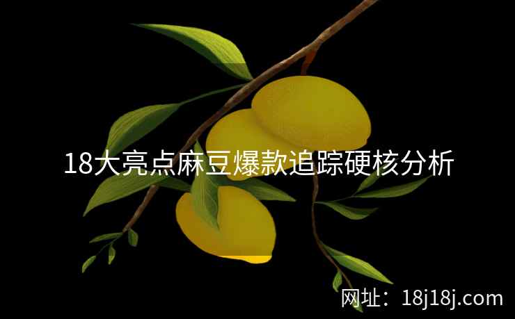 18大亮点麻豆爆款追踪硬核分析 18大亮点麻豆爆款追踪硬核分析