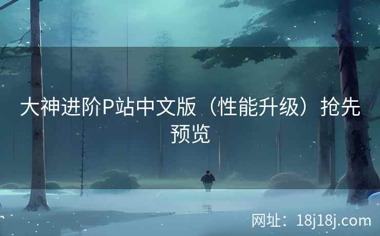 大神进阶P站中文版（性能升级）抢先预览