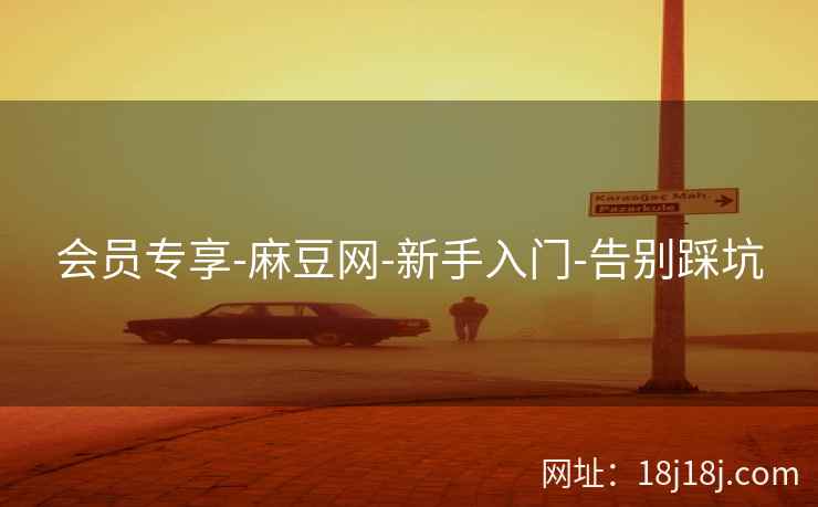 会员专享-麻豆网-新手入门-告别踩坑 会员专享-麻豆网-新手入门-告别踩坑