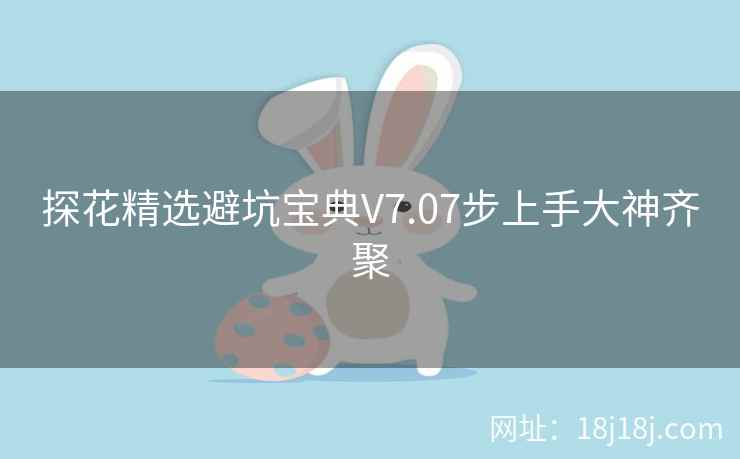 探花精选避坑宝典V7.07步上手大神齐聚